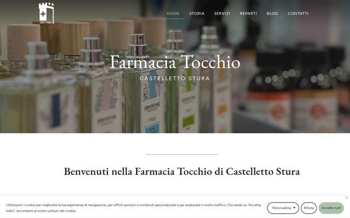 Screenshot of farmaciatocchio.it