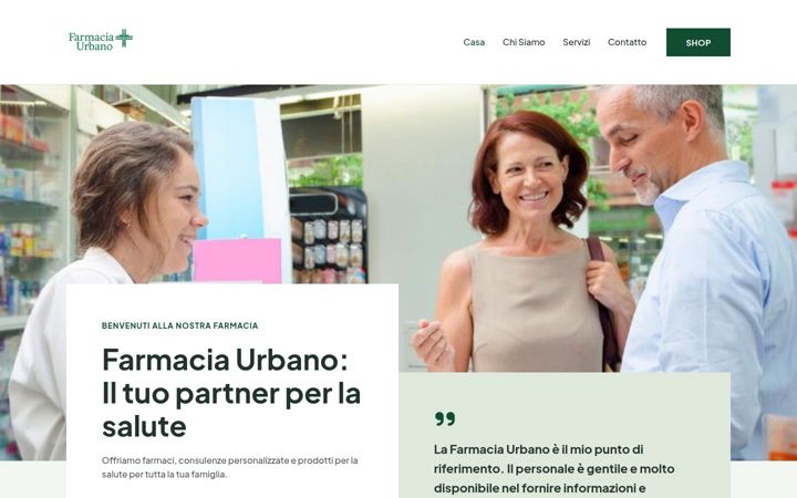 Screenshot of farmaciaurbano.it