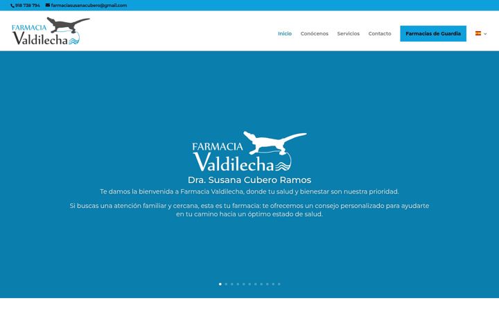 Screenshot του farmaciavaldilecha.es
