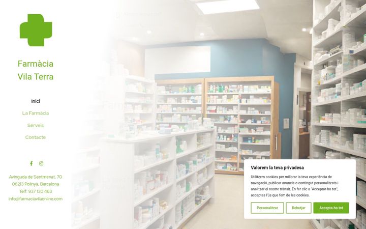 Screenshot of farmaciavilaonline.com