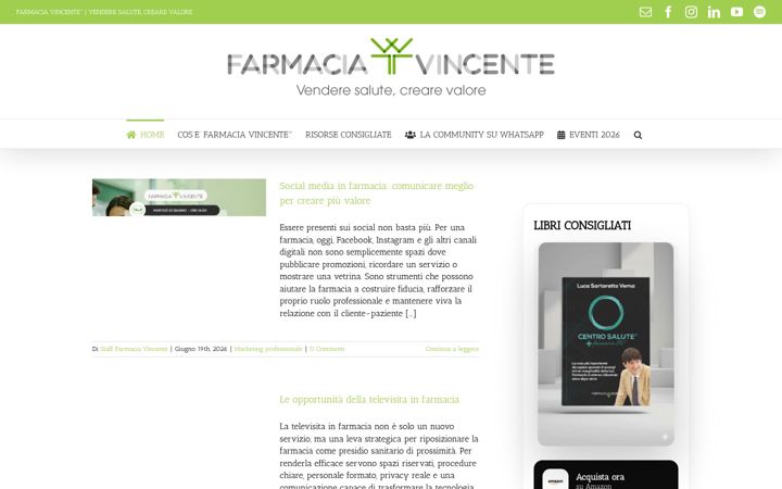 Screenshot of farmaciavincente.it