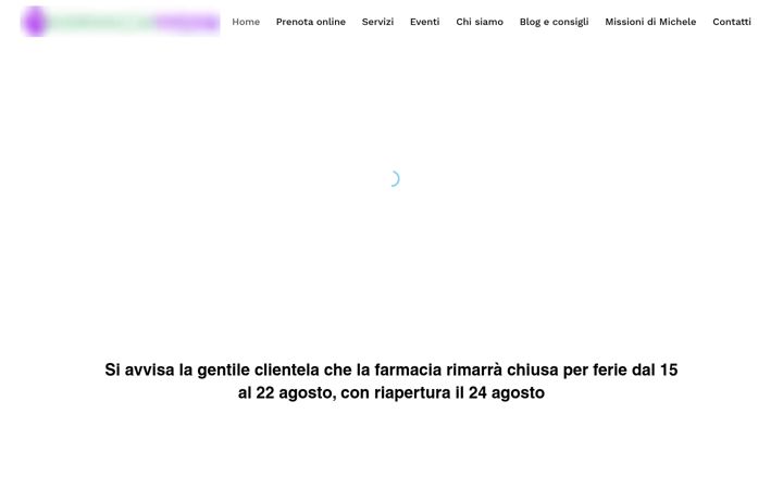 Zrzut ekranu farmaciavisini.it