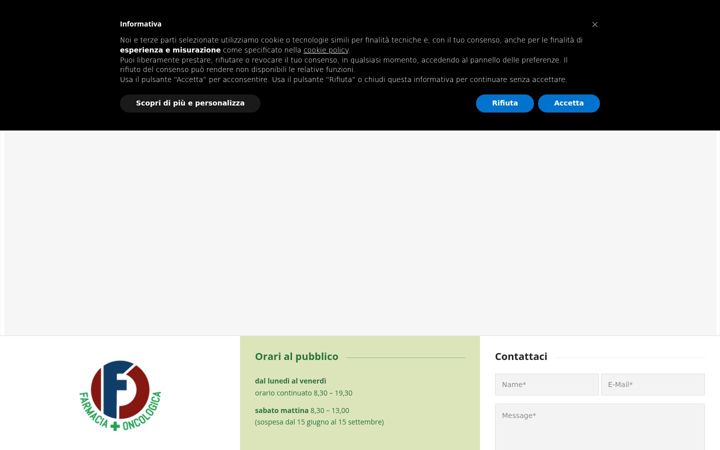 Screenshot of farmaciazolino.it