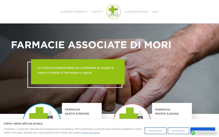 Zrzut ekranu farmacieassociatedimori.it