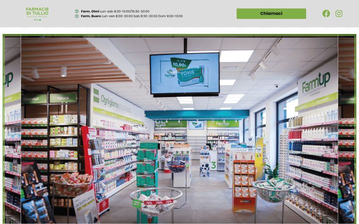 Zrzut ekranu farmacieditullio.it