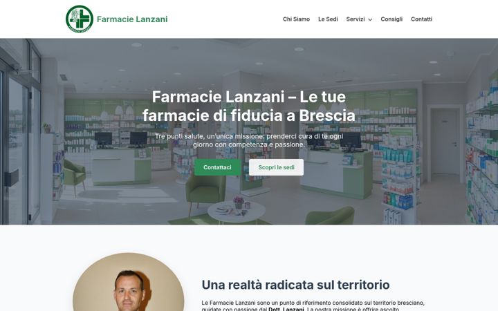 Screenshot of farmacielanzani.it