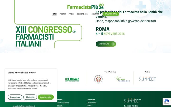 Kuvakaappaus sivustosta farmacistapiu.it
