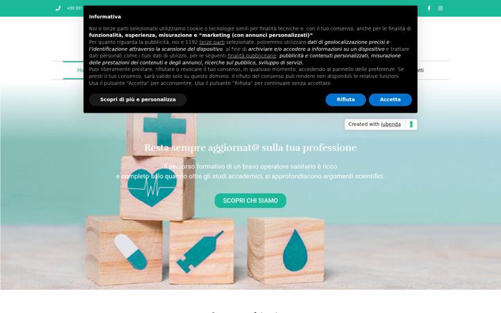 Screenshot von farmacistidivulgatori.it