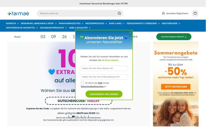 Screenshot of farmae.de