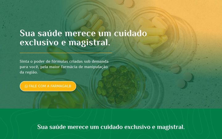 Screenshot van farmagalb.com.br