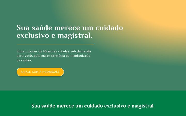 Screenshot of farmagalbmanipulacao.com.br