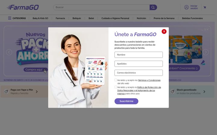Screenshot of farmago.pe