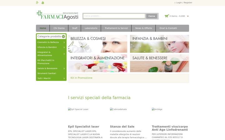 Screenshot of farmagosti.it