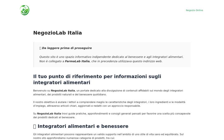 Zrzut ekranu farmalabitalia.it