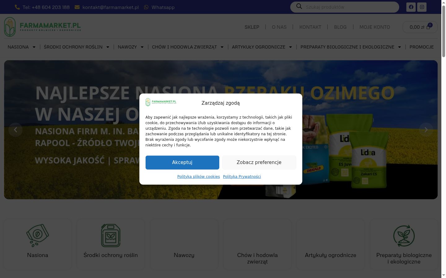 Snímka obrazovky banera súhlasu zobrazeného pred akoukoľvek interakciou