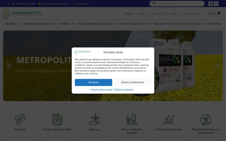 Screenshot of farmamarket.pl