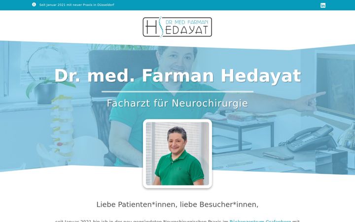 Screenshot stránky farman-hedayat.de