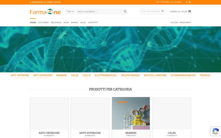 Zrzut ekranu farmaoneonline.it