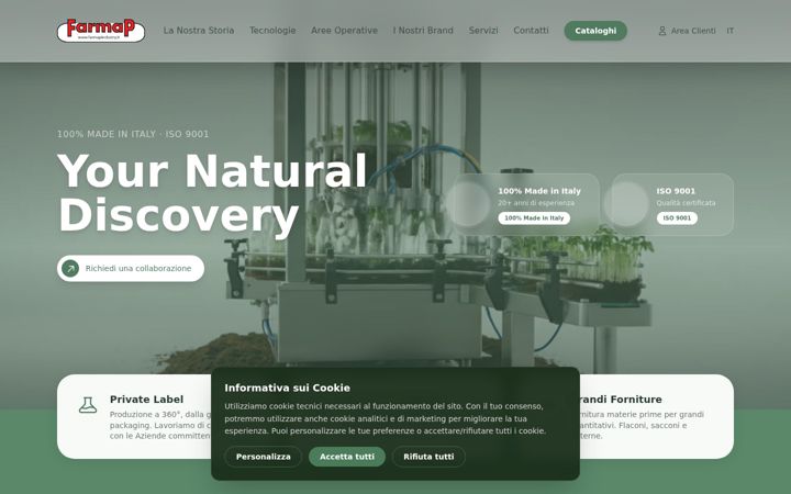 Screenshot of farmapindustry.it