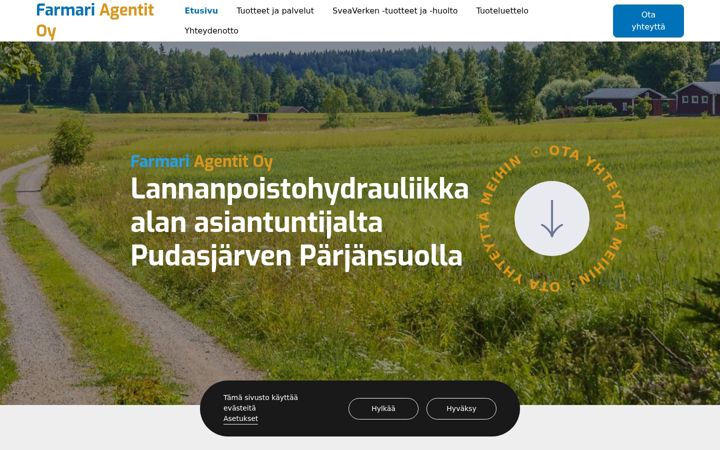 Screenshot του farmariagentit.fi