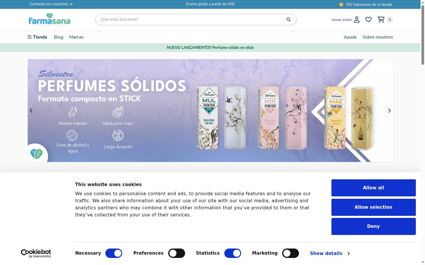 Screenshot tal-banner tal-kunsens muri qabel kwalunkwe interazzjoni