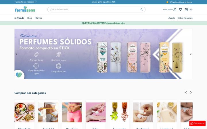 Screenshot of farmasana.es
