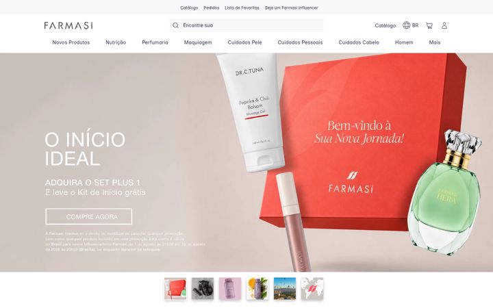 Screenshot of farmasi.com.br