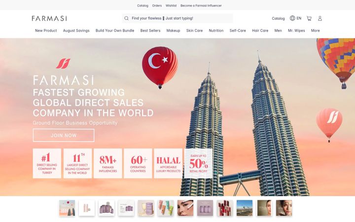 Screenshot of farmasi.my