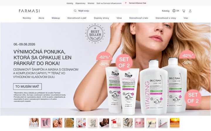 Screenshot of farmasi.sk