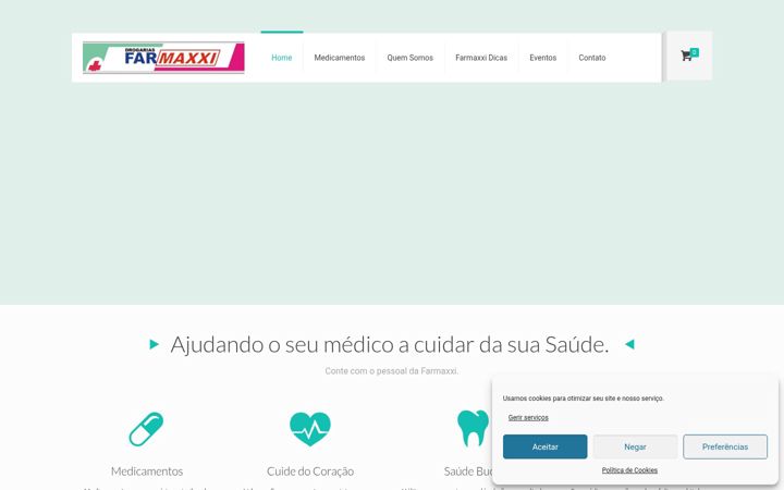 Screenshot of farmaxxi.com.br