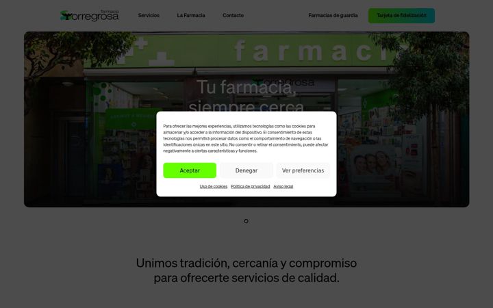 Screenshot of farmayecla.com