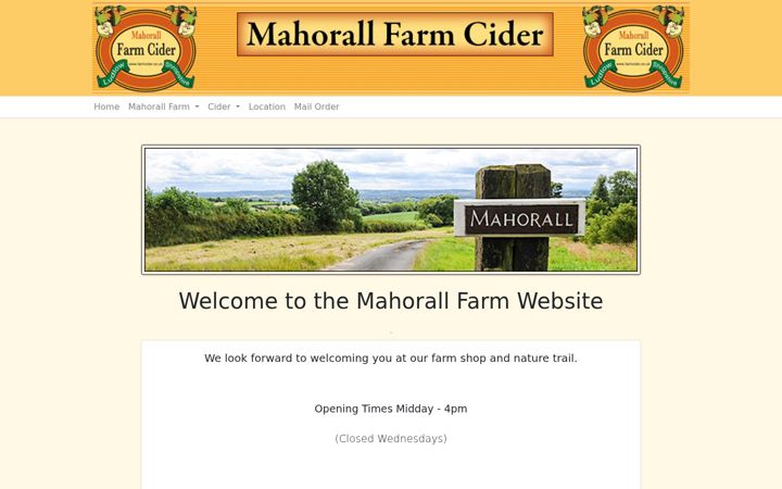 Captura de ecrã de farmcider.co.uk