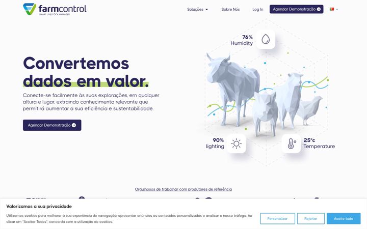 Screenshot of farmcontrol.com