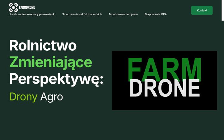 Screenshot of farmdrone.pl