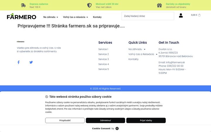 Snimka zaslona za farmero.sk