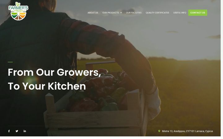 Screenshot of farmersfresh.eu