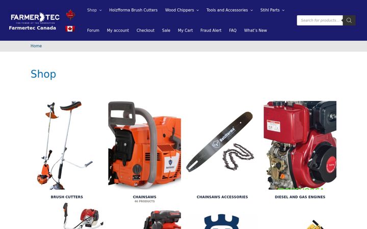 Screenshot of farmertec.ca