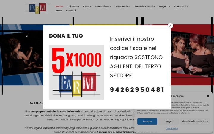 Captura de ecrã de farmfab.it