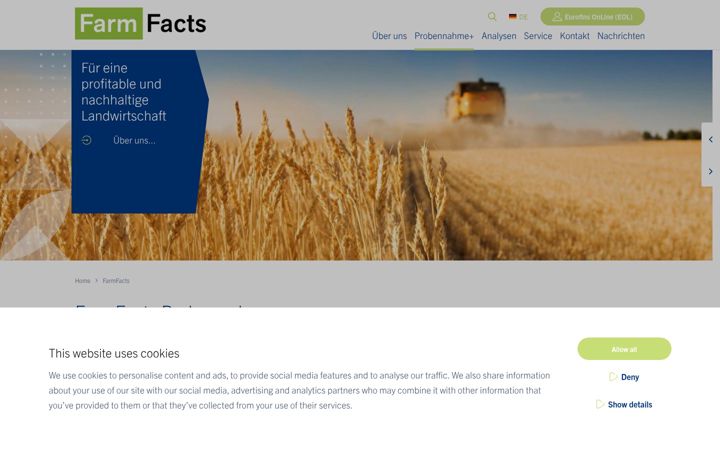 Screenshot of farmfacts.de