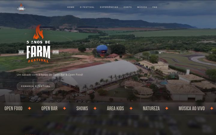 Screenshot of farmfestival.com.br