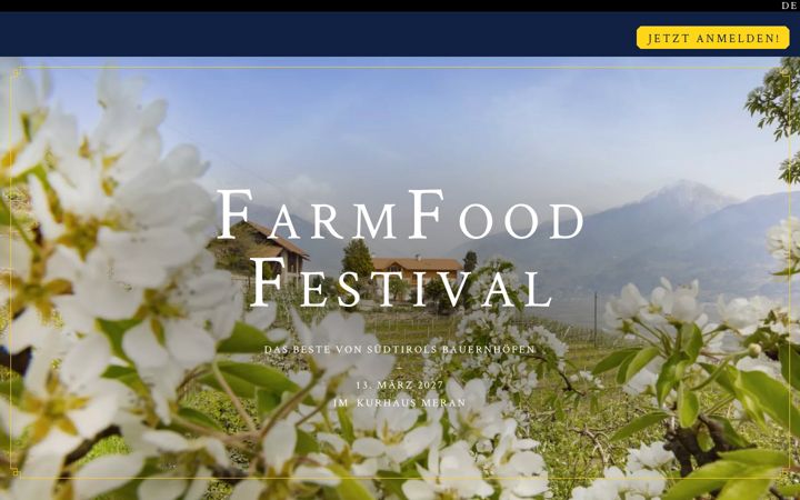 Screenshot of farmfoodfestival.it