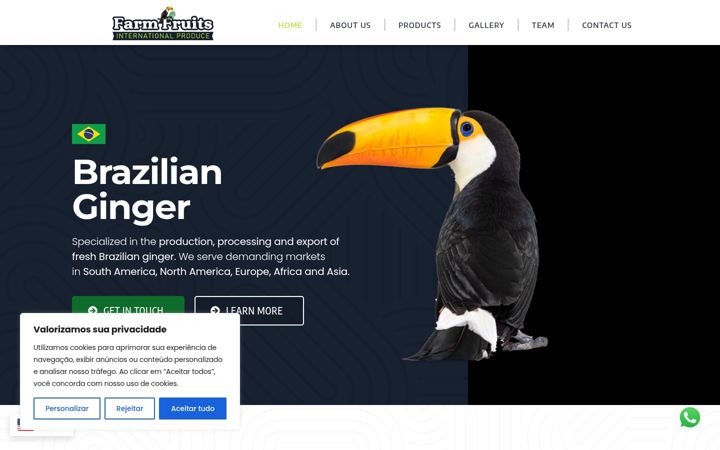 Screenshot of farmfruits.com.br