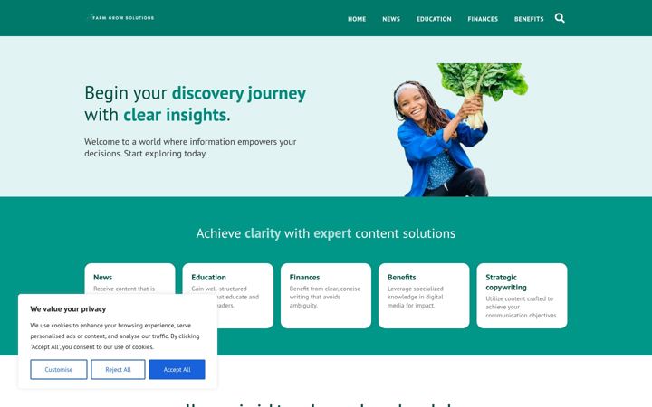 Screenshot of farmgrowsolutions.com