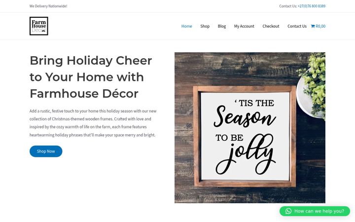 Képernyőkép: farmhousedecor.co.za
