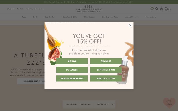 Screenshot ta' farmhousefreshgoods.com