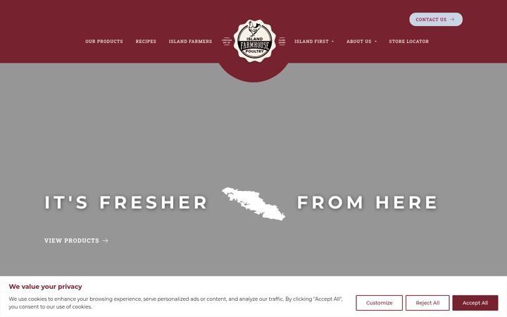 Screenshot of farmhousepoultry.ca