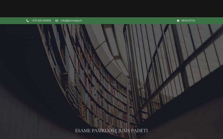 Captura de ecrã de farmideja.eu