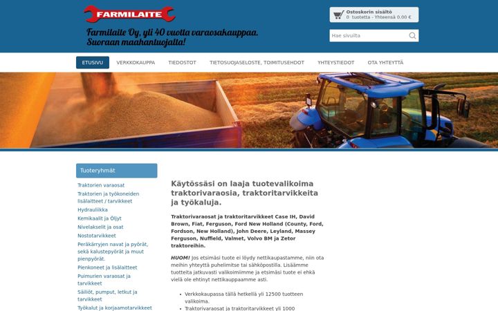 Screenshot του farmilaite.fi