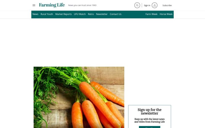 Screenshot of farminglife.com
