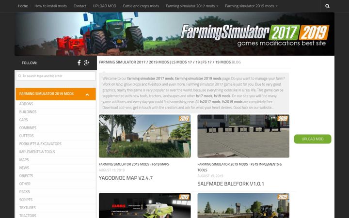 Screenshot of farmingsimulator2017.com